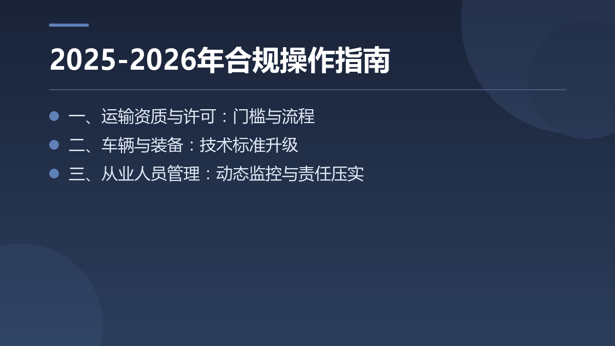 2025-2026年合规操作指南 — 文章要点图